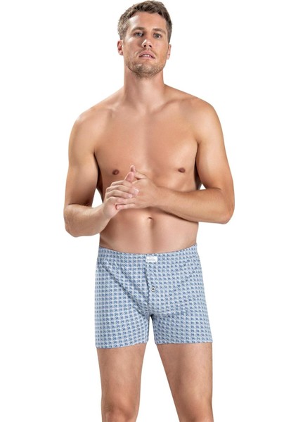 Erkek Baskılı Karışık Renk Boxer 130 - 3 Adet