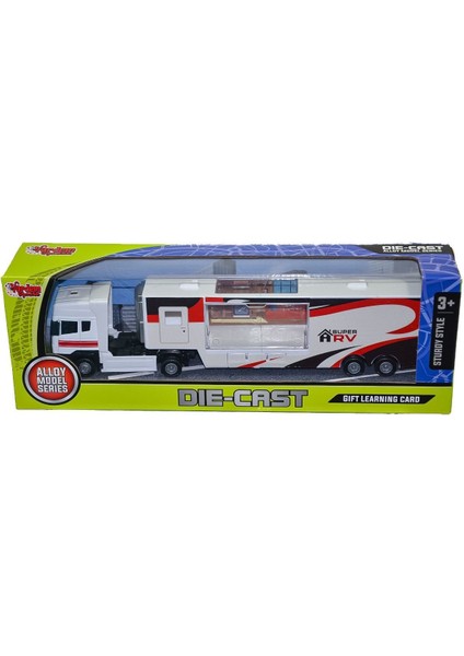 XFD889-350 Kutulu Die-Cast Beyaz Gösteri Tırı - Vardem Oyuncak fiyatları
