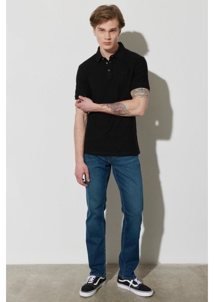 Wrangler Greensboro Regular Straight Fit Düşük Bel Esnek Jean Kot Pantolon