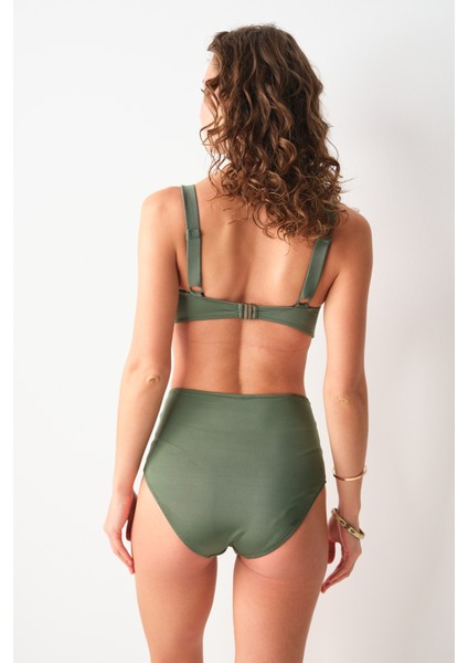 Dolores Toparlayıcı Bikini Tek Üst Haki 239106