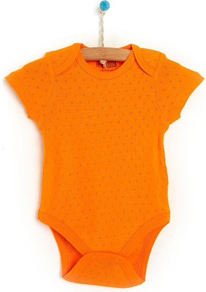 HelloBaby Jakarlı Kısa Kol Body Unisex