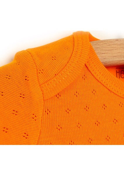 HelloBaby Jakarlı Kısa Kol Body Unisex