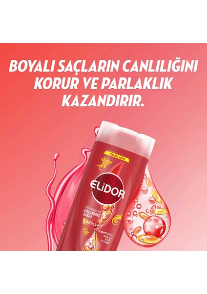 Superblend Saç Bakım Şampuanı Renk Koruyucu ve Canlandırıcı Bakım Badem Yağı Keratin E Vitamini 400 ml