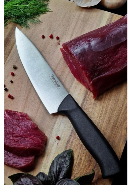 Solid Şef Bıçağı 17,5 cm Siyah ST-400.001 fiyatları