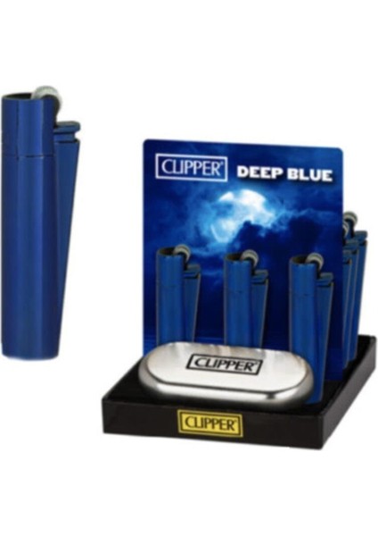 Clipper Metal Çakmak Deep Blue