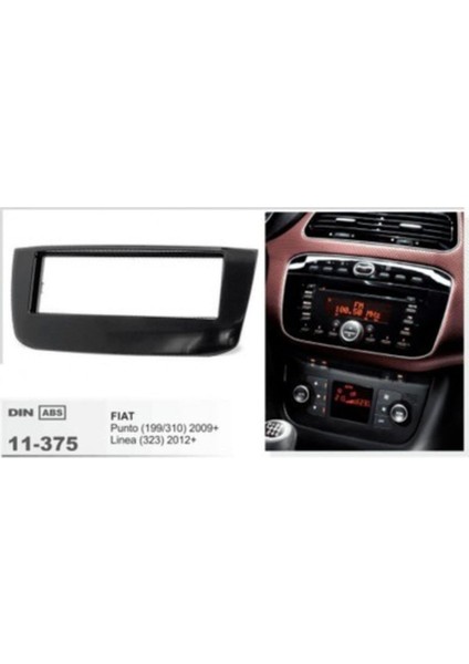 Fiat Linea Urban-Punto Uyumlu Evo 2010-2015 Teyp Çerçevesi fiyatları