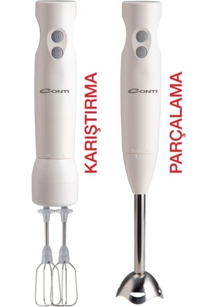 CMD-208 Multiset 3 Blender Set Krem