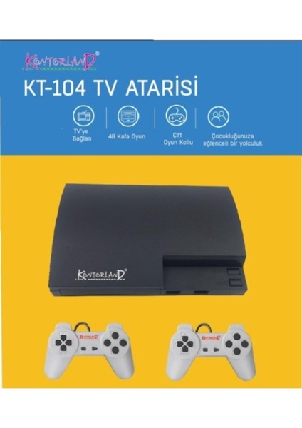 Atari- Video Game System KT-104