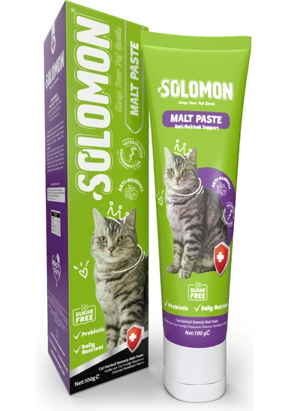 Malt Paste 100 Gr Kedi Tüy Yumağı Önlemeyi Destekleyen Malt Macunu