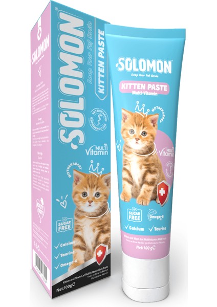 Kitten Paste 100 Gr Yavru ve Anne Kedi Multivitamin Malt Macunu