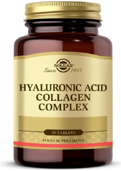 Hyaluronic Acid Collagen Complex 120 Mg 30 Tablet 2'Li Set modelleri