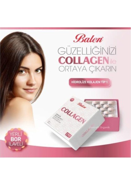 Collagen Tablet Hidrolize Kollajen Tip 1 Collagen Balen