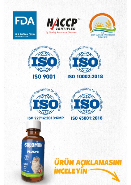 Plus+B 50 Ml Kediler Için Tüy Sağlığını Destekleyici Multivitamin Damla