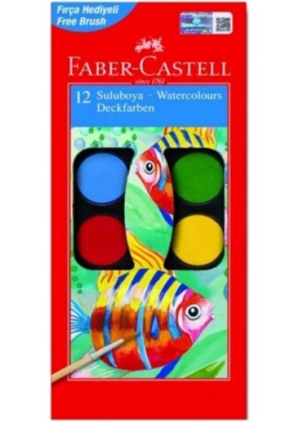 Faber Castell Faber-Castell 12 Renk Sulu Boya