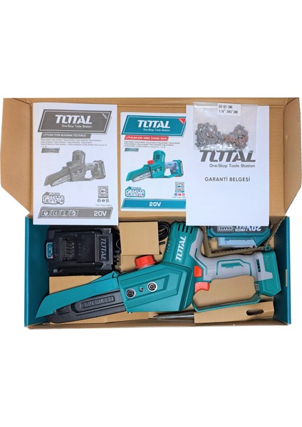 Akülü Mini Ağaç Budama Yedek Zincirli 20V TGSLI20681 fiyatları