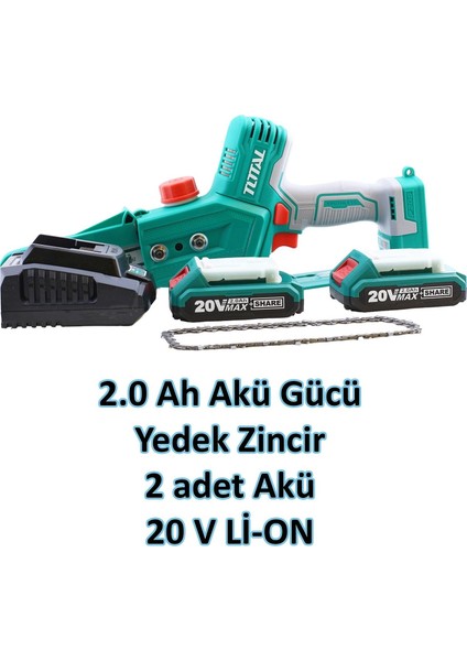 Akülü Mini Ağaç Budama Yedek Zincirli 20V TGSLI20681 indirimleri
