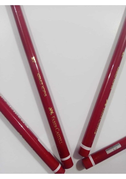 Faber Castell Kırmızı Kopya Kalemi 4 Adet Sk