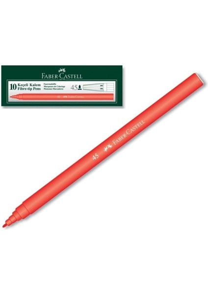 Faber Castell Kırmızı Keçeli Kalem ( Tekli )
