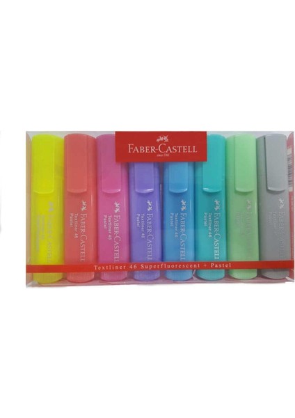 Faber Castell Fosforlu Kalem 8'li 1546