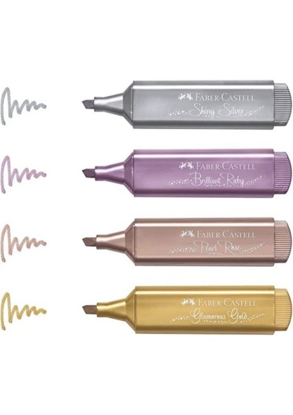 Faber Castell Metalik Fosforlu Kalem modelleri