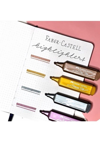 Faber Castell Metalik Fosforlu Kalem fırsatları