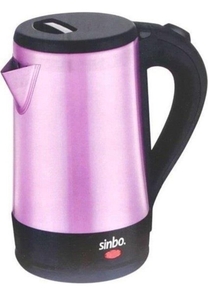 SK-8017 Mor Kablosuz Çelik Su Isıtıcı Kettle 1.5 Litre