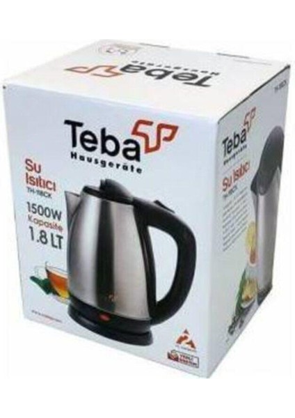 TH-118CK 1800 ml Paslanmaz Çelik Su Isıtıcı Kettle 118