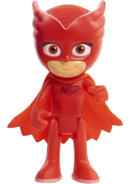 Pj Mask Figür, Baykuş Kız Işıklı, Sesli, Büyük Boy 14 cm Pj Maskeliler.