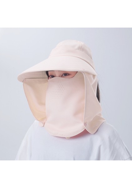 Anti-Ultraviyole Kadın Şapkası - Bej (Yurt Dışından)