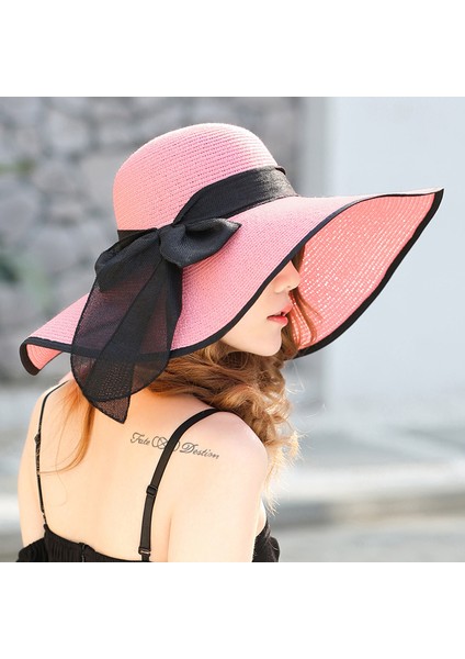 Anti-Ultraviyole Kadın Şapkası - Açık Pembe (Yurt Dışından)