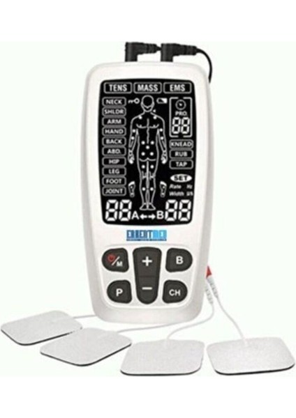 Roovjoy R-C4A Combo Elektroterapi Tens Cihazı Ems Masaj Aleti / Cihazı - Şarjl fiyatları