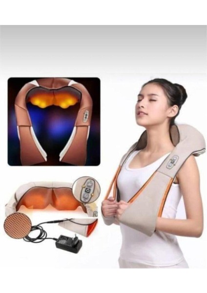 2023 Model 4 Tuş 16 Toplu Ovmalı Isıtmalı Masaj Aleti Boyun Sırt Bel Omuz Tüm Vücut Masaj fiyatları