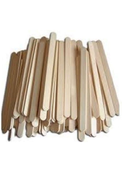 Ahşap Küçük Dil-Dondurma-Abeslang Çubuğu Natural 50LI fiyatları