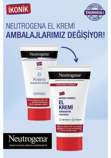 Norveç Formülü El Kremi Parfümsüz 75 ml