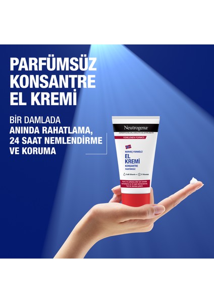 Norveç Formülü El Kremi Parfümsüz 75 ml