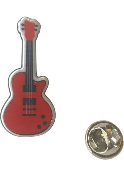 Elektro Gitar Yaka Iğnesi Rozet