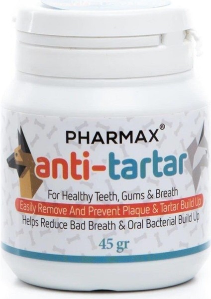 Anti-Tartar Toz Kedi, Köpek Diş Taşı Giderici 45 gr
