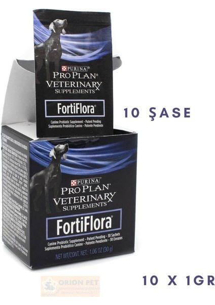 Proplan Fortiflora Köpekler Için Probiyotik Takviyesi 10 Şase (10 X1 gr) fiyatları