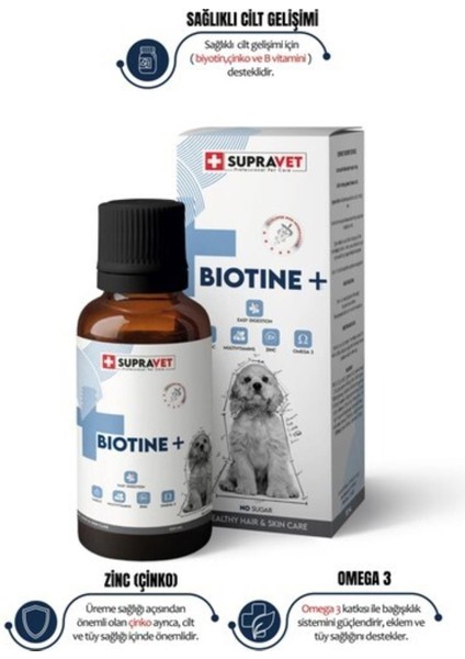 Biotine Dog Deri Tüğ Sağlığı Damla 100 ml