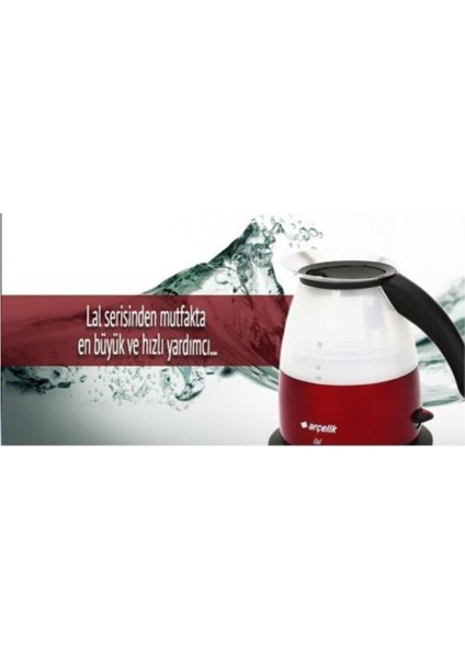 K 8005 Lal Serisi Kettle Kırmızı