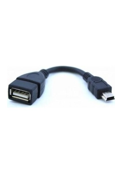 Mini USB Otg 5 Pin Otg 15 cm Oto Teyp Için USB Çevirici