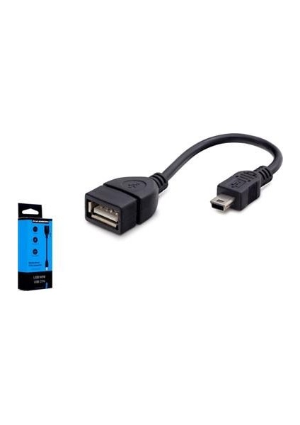 Mini USB Otg 5 Pin Otg 15 cm Oto Teyp Için USB Çevirici fiyatları