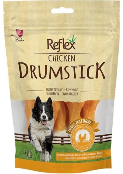 Reflex Drumstick Tavuklu Bağet Köpek Ödül Maması 80 gr