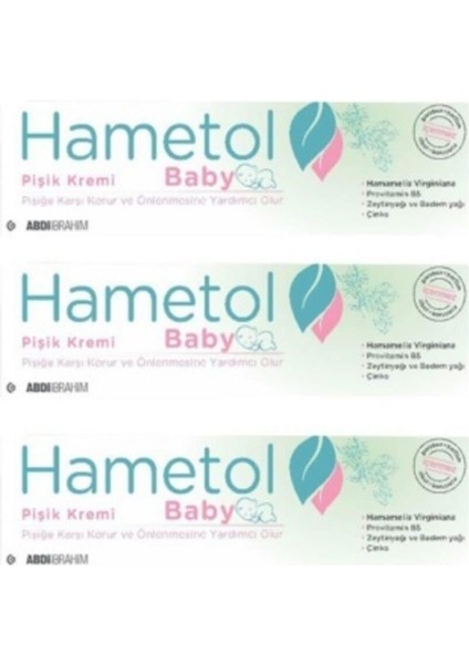 3x Hametol Pişik Kremi Baby - 3