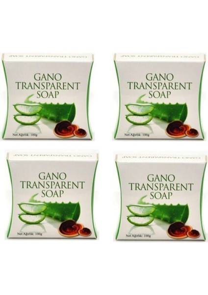 Soap Transparent Soap Derma Mantarlı Şeffaf Sabun 100 gr X4 Adet 295