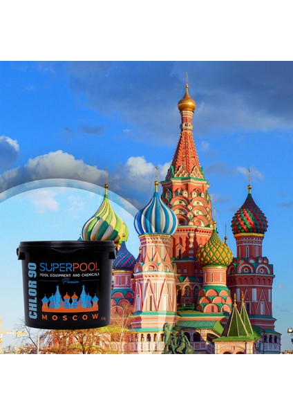 Premium Black Edition 5 kg Toz Klor Havuz Kimyasalı Moscow