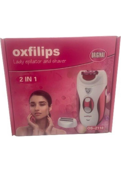 OS-2118 Epilasyon Makinesi 100-240V 50-60Hz Kablolu-Kablosuz Epilasyon Makinesi