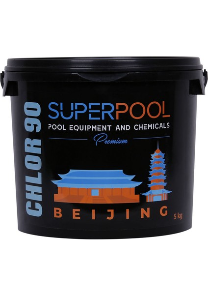 Premium Black Edition 5 kg Toz Klor Havuz Kimyasalı Beijing