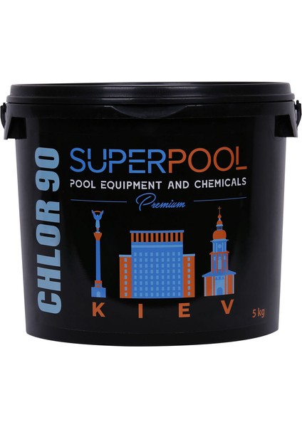 Premium Black Edition 5 kg Toz Klor Havuz Kimyasalı Kiev