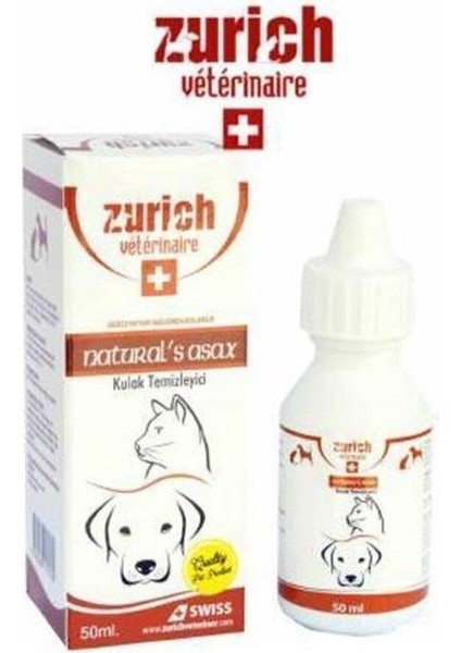 Kedi ve Köpekler Için Kulak Temizleme Solüsyonu 50ml